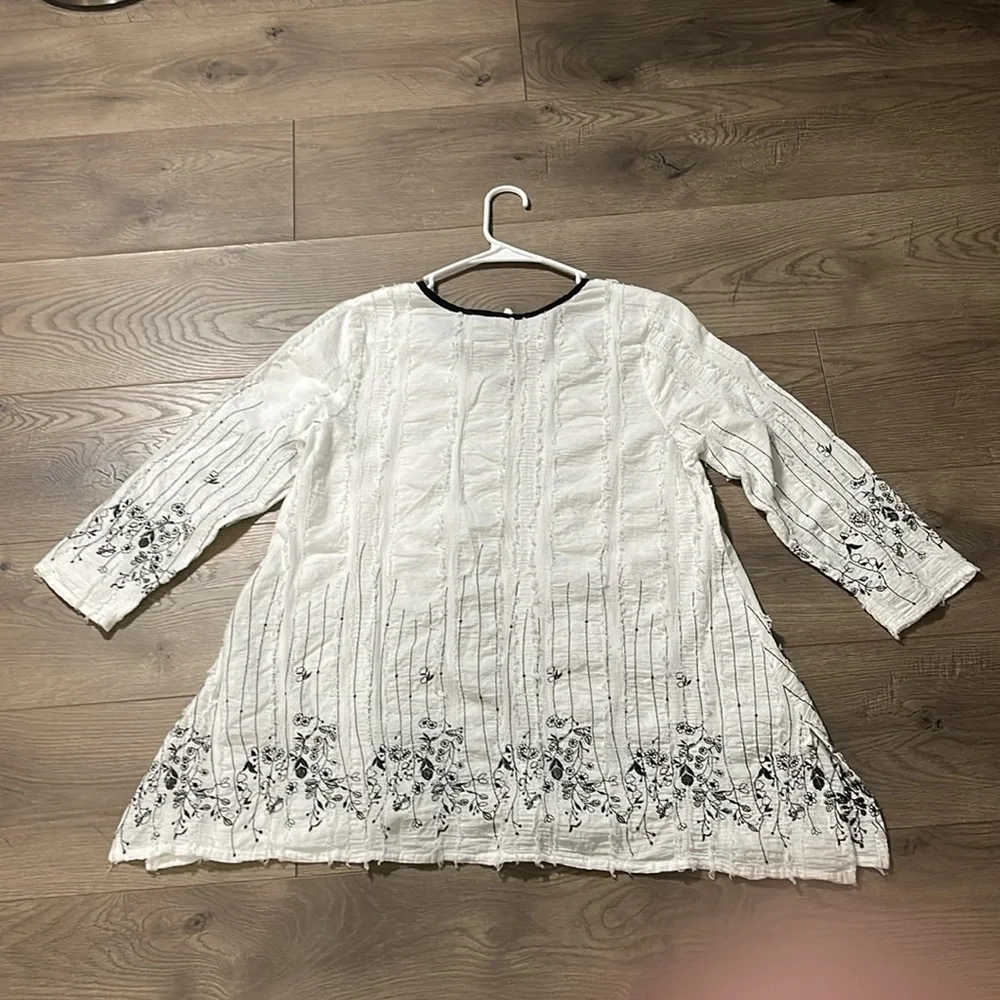 yushi embroderied shirt size M - Picture 8 of 9